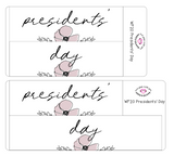 WF20 || Wildflower Presidents' Day Full Day Stickers