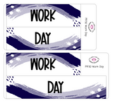 PR30 || Painted Rainbow Work Day Full Day Stickers