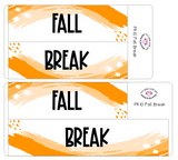 PR10 || Painted Rainbow Fall Break Full Day Stickers