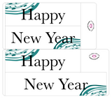 WV14 || Waves Happy New Year Full Day Stickers