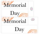 WV16 || Waves Memorial Day Full Day Stickers