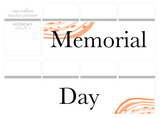 WV16 || Waves Memorial Day Full Day Stickers