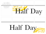 WV13 || Waves Half Day Full Day Stickers