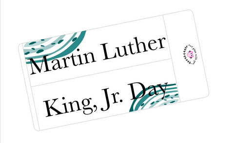 WV18 || Waves MLK Jr. Day Full Day Stickers