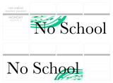 WV19 || Waves No School Full Day Stickers