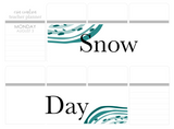 WV23 || Waves Snow Day Full Day Stickers