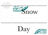 WV23 || Waves Snow Day Full Day Stickers