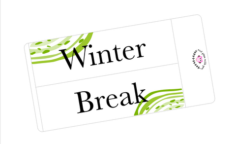 WV29 || Waves Winter Break Full Day Stickers