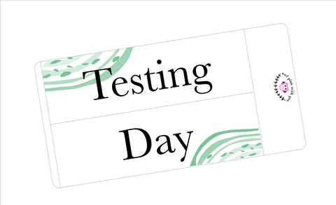 WV25 || Waves Testing Day Full Day Stickers