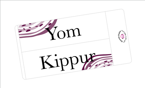 WV31 || Waves Yom Kippur Full Day Stickers