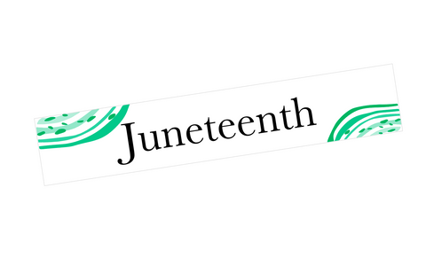 EV32 || Waves Vertical Juneteenth Full Day Stickers