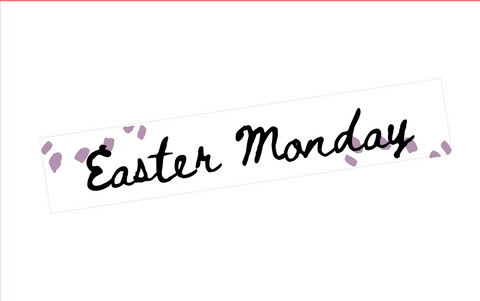 EV09 || Splatter Vertical Easter Monday Full Day Stickers