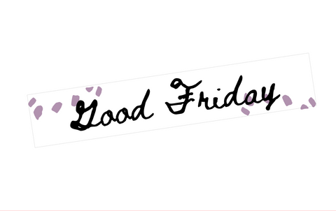 EV12 || Splatter Vertical Good Friday Full Day Stickers