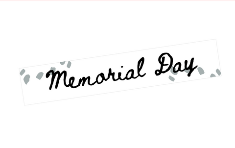 EV16 || Splatter Vertical Memorial Day Full Day Stickers