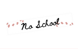 EV19 || Splatter Vertical No School Full Day Stickers