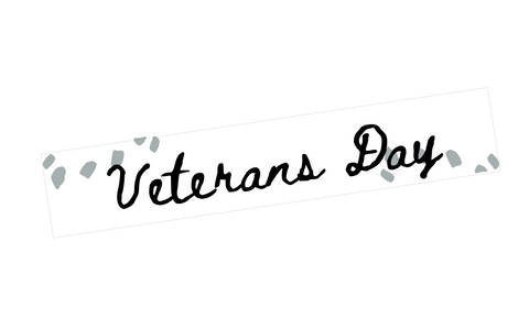 EV28 || Splatter Vertical Veterans Day Full Day Stickers