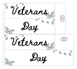 SP28 || Splatter Veterans Day Full Day Stickers