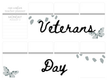 SP28 || Splatter Veterans Day Full Day Stickers