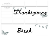 SP26 || Splatter Thanksgiving Break Full Day Stickers