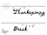 SP26 || Splatter Thanksgiving Break Full Day Stickers