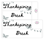 SP26 || Splatter Thanksgiving Break Full Day Stickers