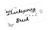 SP26 || Splatter Thanksgiving Break Full Day Stickers