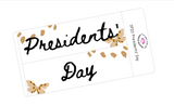 SP20 || Splatter Presidents' Day Full Day Stickers