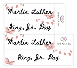 SP18 || Splatter MLK Jr. Day Full Day Stickers