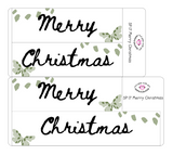 SP17 || Splatter Merry Christmas Full Day Stickers