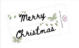 SP17 || Splatter Merry Christmas Full Day Stickers