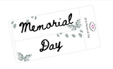 SP16 || Splatter Memorial Day Full Day Stickers