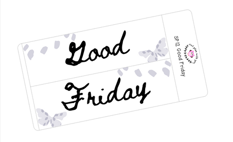 SP12 || Splatter Good Friday Full Day Stickers