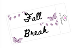 SP10 || Splatter Fall Break Full Day Stickers