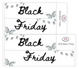 SP06 || Splatter Black Friday Full Day Stickers