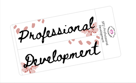 SP21 || Splatter Professional Development Full Day Stickers