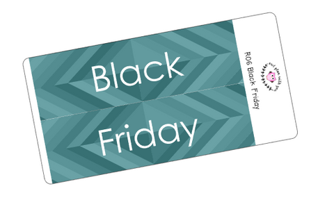 R06 || Retro Black Friday Full Day Stickers