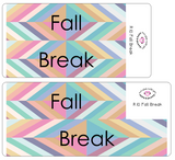 R10 || Retro Fall Break Full Day Stickers