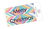R17 || Retro Merry Christmas Full Day Stickers