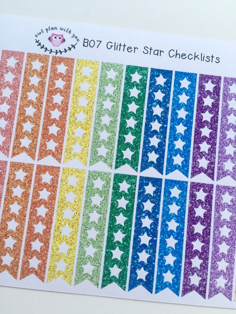 Stars Stickers, Sparkle, Rainbow